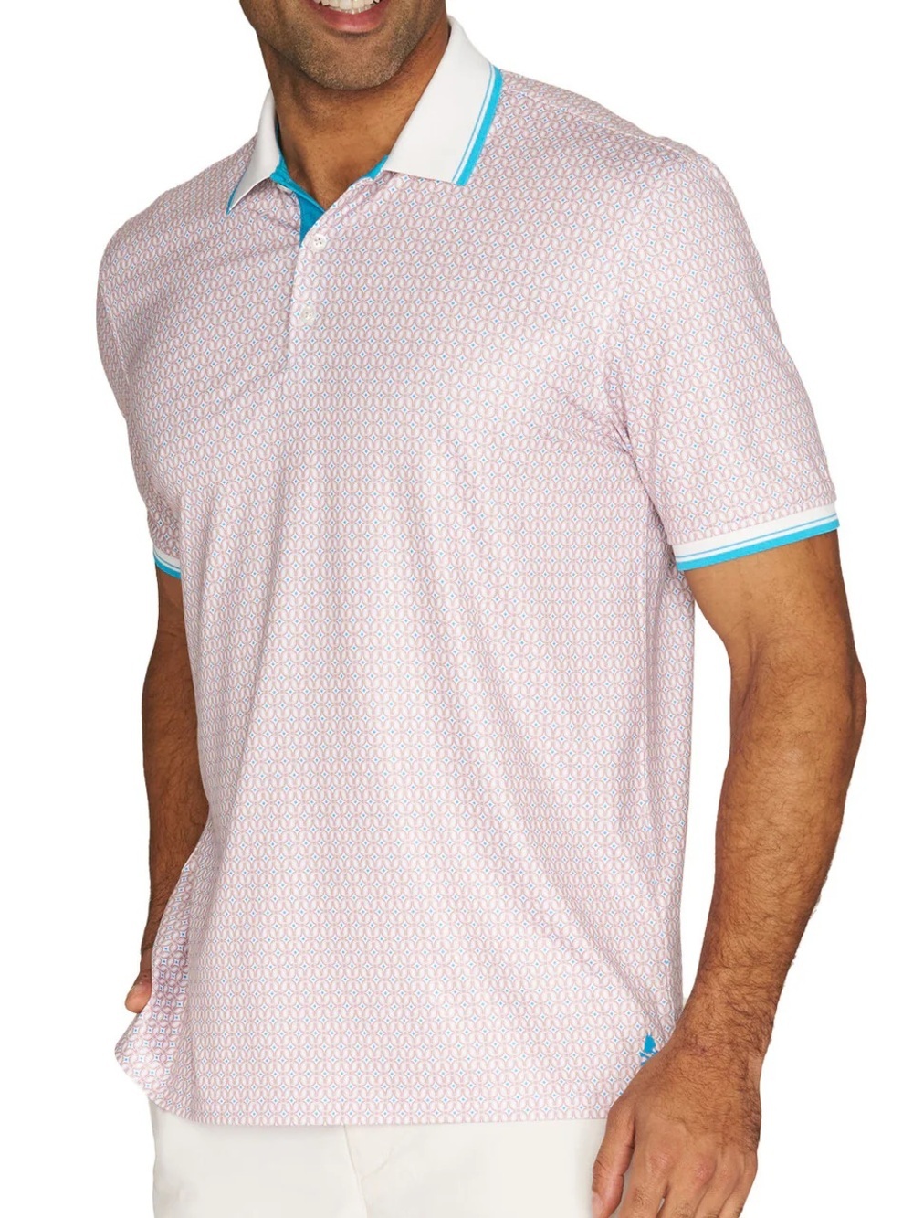 MIDCENTURY GEO SHORT SLEEVE POLO
